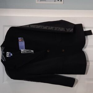 Professional style black suit jacket M